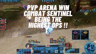 SWTOR - PVP Arena Win Combat Sentinel outperforming everyone