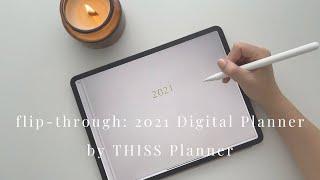 2021 Digital Planner Flip Through + FREE Sample | Hyperlinked GoodNotes Journal iPad Planning