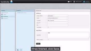 Roundcube - Setting up and Using Multiple Identities