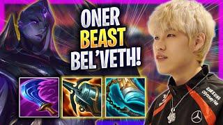 ONER IS A BEAST WITH BEL'VETH! - T1 Oner Plays Bel'veth JUNGLE vs Lee Sin! | Season 2024