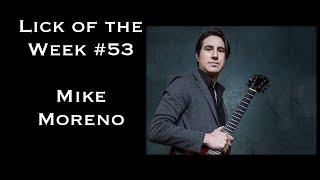 Lick of the Week #53 (Mike Moreno ii V I Lick)