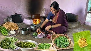 Harvested Gorikayi Recipe|Grown Gorikayi Recipe|Gorikayi Biryani Recipe|Family Traditional Life