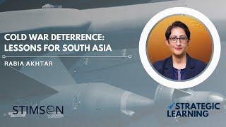 Cold War Deterrence: Lessons for South Asia