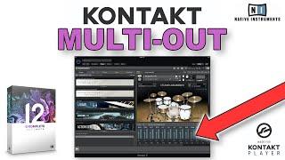 How to Mix Kontakt Drums on Separate Tracks | Set Up Kontakt Multiple Outputs in Logic Pro X