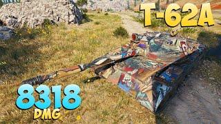 T-62A - 6 Kills 8.3K DMG - Tough Survival! - World Of Tanks