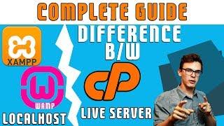 What are XAMPP & WAMP server? How are they different form cPanel? [EXPLAINED]️