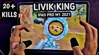 LIVIK KING IS BACK | IPAD PRO 4-FINGERS CLAW HANDCAM | PUBG MOBILE