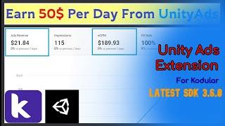 Unity Ads Extension For Kodular|| Latest SDK||100% Working||Kodular||Unity Ads