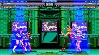 Sailor Moon & Marin Aoki vs Elena Goldsmith (Elirin) & Nomu Godaigo  MUGEN Battle!!!