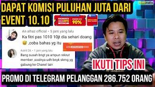 TIPS CARA SHARE LINK PRODUK SHOPEE AFFILIATE DI TELEGRAM PELANGGAN RATUSAN RIBU KOMISI JUTAAN