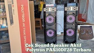 Review & Cek Sound Speaker Aktif Polytron PAS 10DF28 TERBARU