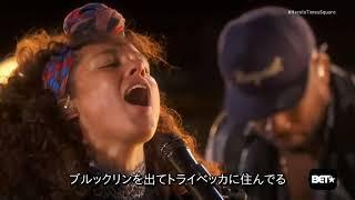 Alicia Keys & Jay Z Empire State of Mind_Live_Times Square_JPSub_日本語字幕