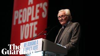 Lord Heseltine at People's Vote rally: 'We are the British patriots'