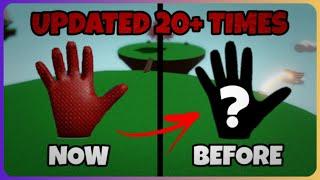 The History of the most CHANGED glove in SLAP BATTLES(Roblox)