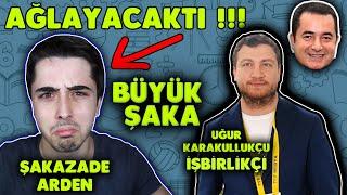 UĞUR KARAKULLUKÇU İLE ARDEN'E BÜYÜK ŞAKA YAPTIK // AĞLAYACAKTI