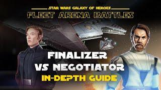 Finalizer vs Negotiator In-depth Guide | SWGOH Fleet Arena
