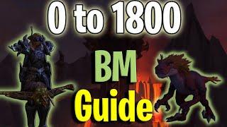 0 to 1800 BM Hunter -  WoW Dragonflight Solo Shuffle Guide