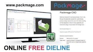 Automatic " Dieline " Online with Packmage 100% FREE