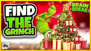 Find the SNEAKY Grinch! 🟢 | Kids Brain Break