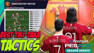 Best tiki-taka tactics Manchester United PES 2021