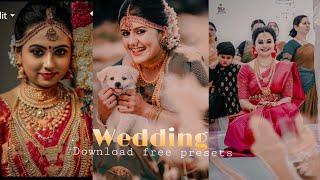 Lightroom presets Free Download | special Indian wedding preset pack