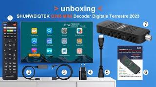 Decoder digitale terrestre dvb t2 shunweiqtek q265 mini decoder dvb-t2 con mirroring dlna meecast tv