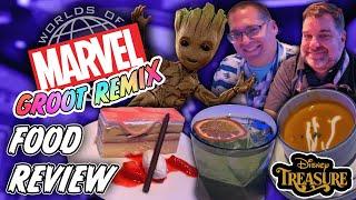 Worlds of Marvel - Groot Remix Dinner Review on Disney Treasure