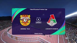 PES 2021 | Arsenal Tula vs Lokomotiv Moscow - Russia Premier League | 08/03/2021 | 1080p 60FPS