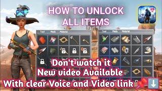 how to unlock items all items / last day rules survival |  tips and tricks