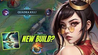 Vayne NEW BUILD "TERMINUS" in Patch 5.1 | Vayne Quadrakill with New Build - Wild Rift