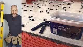 DIY Tile Floor with Peygran Tile Levelling System Review Unboxing