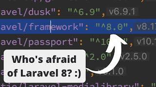 Upgrade to Laravel 8? Without Jetstream or Route Changes