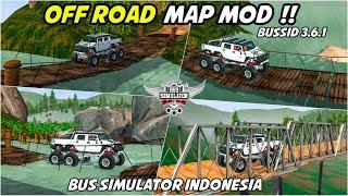 New offroad map bussid | bus simulator indonesia new mod | New map mod bussid