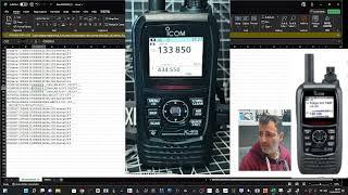 ICOM IC-R15 Receiver - USB/SD Card Mode - CSV Export