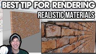 BEST TIP for Rendering Photorealistic Materials!