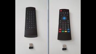 Universal smart TV keyboard and TV remote control double side  for android