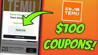 Earn $100 with this Temu Coupon Code!  TEMU Promo Code 