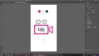Illustrator simple logo design for beginner: video icon