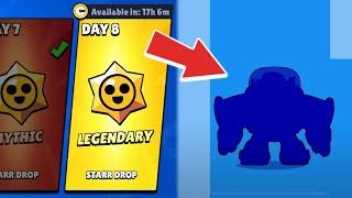 RECORD 8 DAY LEGENDARY GIFTS BRAWL STARS NEW UPDATE