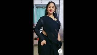 Black saree Outlook tutorial video | Periscope Small dance 1