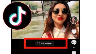 How To Fix  Rotate / Full Screen Option Not Showing On Tiktok | How To Get Full Screen Option |