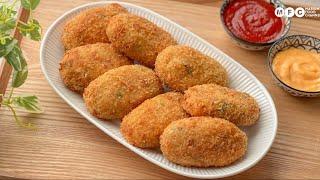 Chicken & Potato Croquettes Recipe (Delicious Party Appetizer)