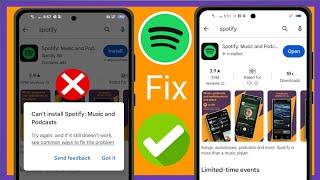 So beheben Sie das Problem „Spotify-App lässt sich nicht im Google Play Store installieren