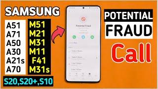 Samsung Potential Fraud Call Alert| Spam & Scam Call Potential Fraud Call Meaning & Suspected Spam