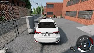 Beamng drive Mercedes E190  Toyota Carolla 2022  CityCarDrivingAzerbaycan