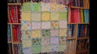 EPISODE 48 - Fast and Easy Flannel Rag Baby Quilt