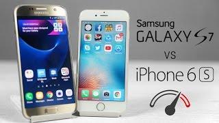 Galaxy S7 vs iPhone 6S - Speed Test Comparison