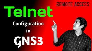 How to Configured Telnet in GNS3 | Telnet-Remote Access | Command of Telnet |#CCNA2022 #PMNetworking