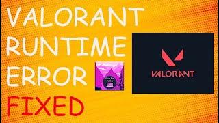 VALORANT - The Following Components Are Required To Run This Program DirectX Runtime Error - Fixed