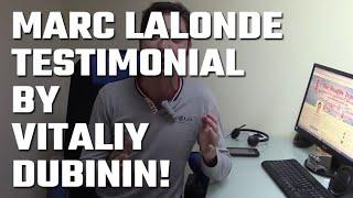  Vitaliy Dubinin Testimonial for Joseph Marc Lalonde (The Wealthy Trainer)